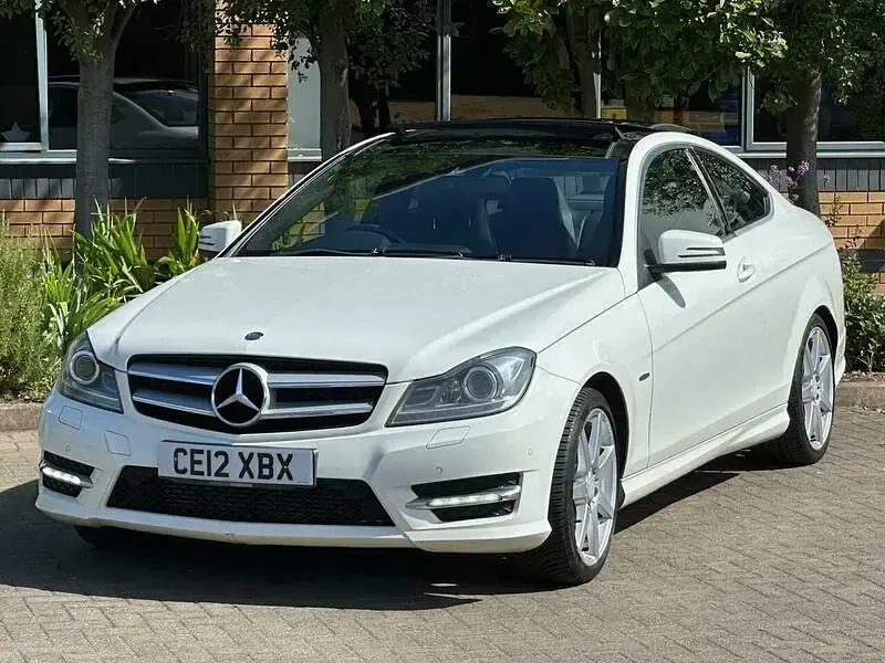 Used Mercedes C180 Sport Edition 2012 White Coupe