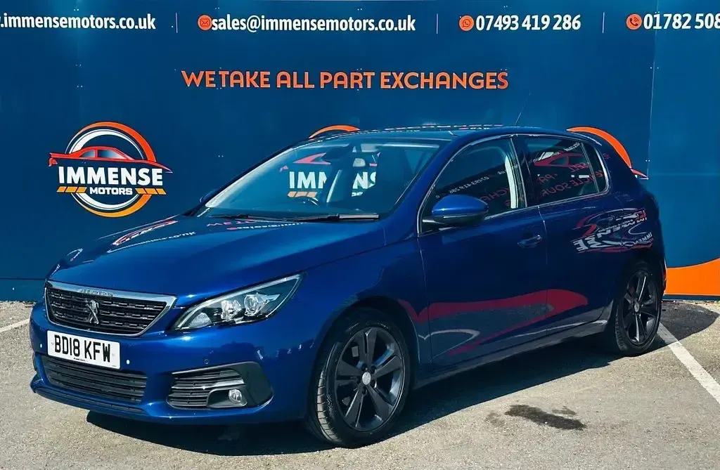 Used Peugeot 308 Allure 2018 Blue Hatchback