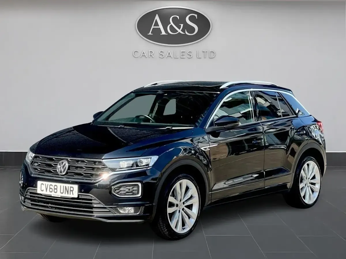 Used VW T-Roc R-line 115 HP (84 kW) 2018 Black SUV