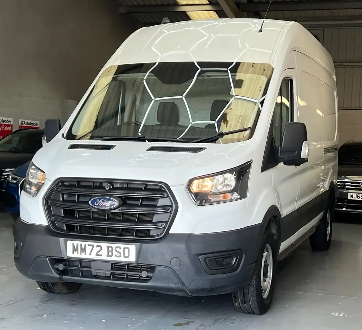 Used Ford Transit S 130 HP (95 kW) 2022 White Van