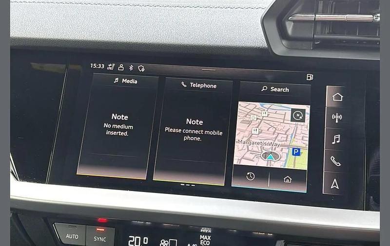 Used Audi A3 S-Line 147 HP (108 kW) 2022 Black Sedan