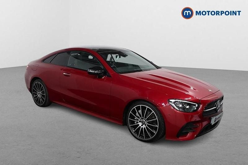 Red Used 2022 Mercedes E300 AMG line Coupe | £33,899 (Super price) - Image 1/4