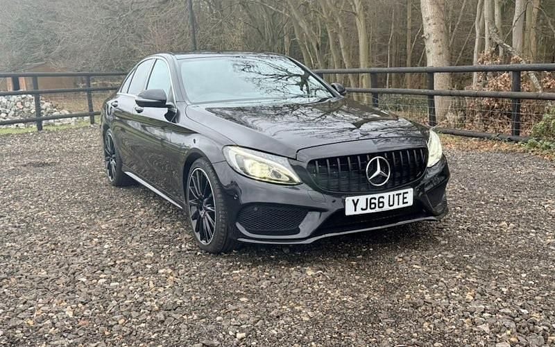 Used Mercedes C250 AMG Line Premium Plus 204 HP (150 kW) 2016 Black Sedan