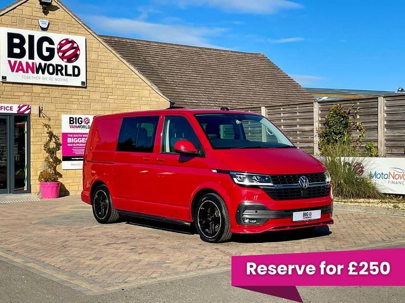 Red Used 2020 VW T6.1 Highline Van | £27,851 (Expensive) - Image 1/3