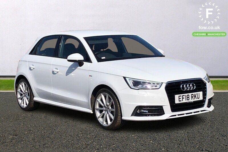 White Used 2018 Audi A1 S-Line Hatchback | £15,099 (Fair price) - Image 1/4
