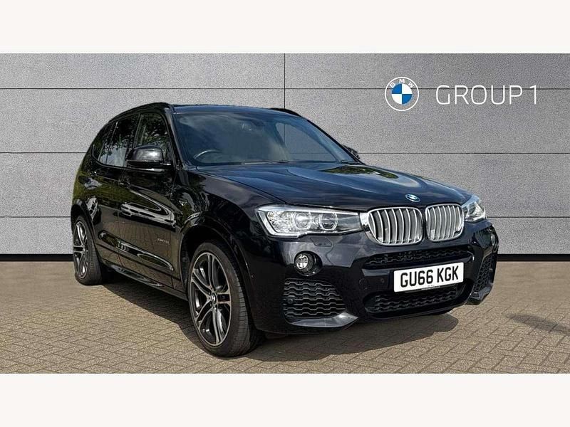 Black Used 2016 BMW X3 M Sport SUV | £18,750 (A bit pricey) - Image 1/4