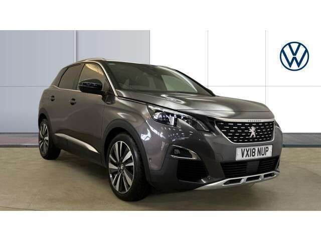 Grey Used 2018 Peugeot 3008 Premium SUV | £15,930 (Fair price) - Image 1/4