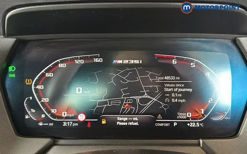 Used BMW M235 306 HP (225 kW) 2022 Blue Coupe