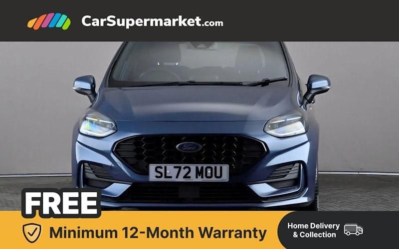 Used Ford Fiesta ST-Line 101 HP (74 kW) 2022 Blue Hatchback