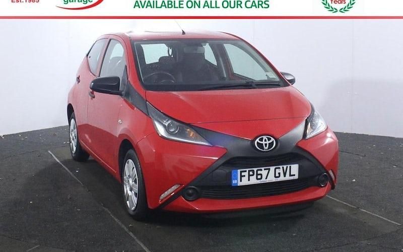 Used Toyota Aygo 69 HP (50 kW) 2017 Red Hatchback
