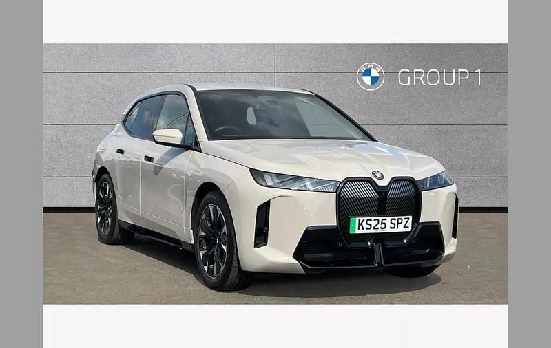 Dune grey metallic Used 2025 BMW iX M Sport SUV | £79,993 - Image 1/4