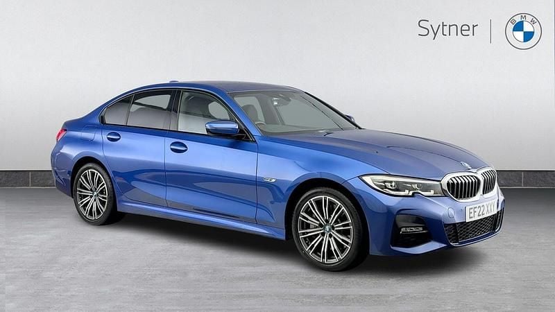 Blue Used 2022 BMW 330e M Sport | £26,500 (Good price) - Image 1/4