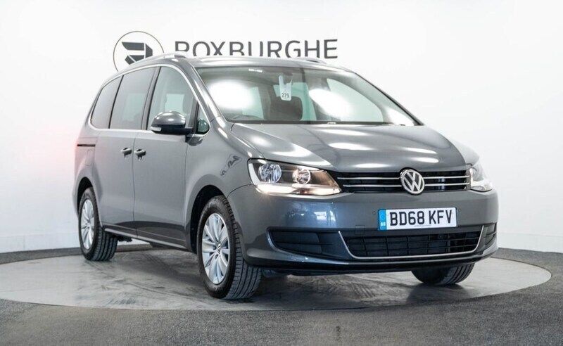 Grey Used 2018 VW Sharan SE MPV | £16,750 (Fair price) - Image 1/4