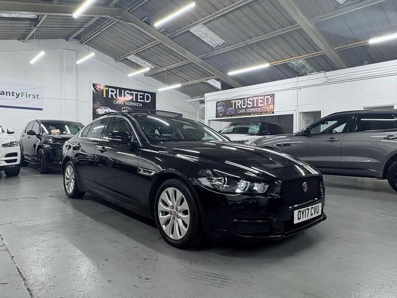 Black Used 2017 Jaguar XE Prestige Sedan | £8,495 (Fair price) - Image 1/4