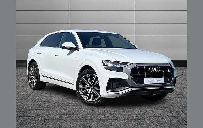 Used Audi Q8 S-Line 286 HP (210 kW) 2022 White SUV