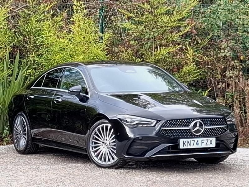 Black Used 2024 Mercedes CLA200 AMG Line Premium Sedan | £28,998 (A bit pricey) - Image 1/4