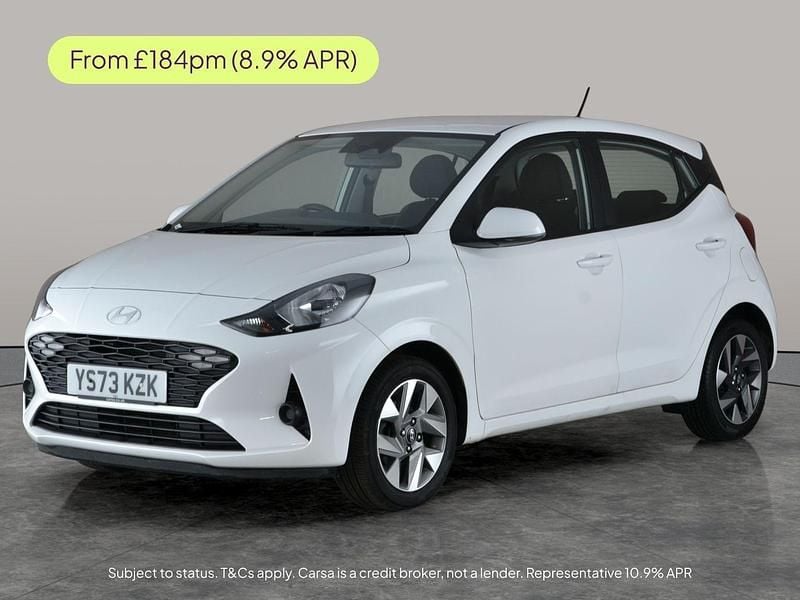White Used 2023 Hyundai i10 Advanced Hatchback | £12,901 (Fair price) - Image 1/1