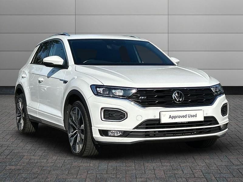 White Used 2021 VW T-Roc R-line SUV | £18,790 (Good price) - Image 1/4