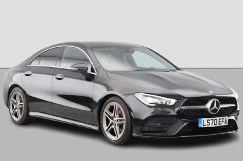 Black Used 2020 Mercedes CLA180 AMG Line Premium Plus Sedan | £21,900 (Good price) - Image 1/2