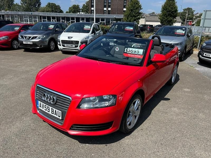 Red Used 2009 Audi A3 Cabriolet Cabriolet | £3,695 - Image 1/4