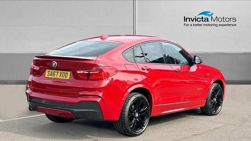 Used BMW X4 M Sport 190 HP (139 kW) 2017 Red SUV