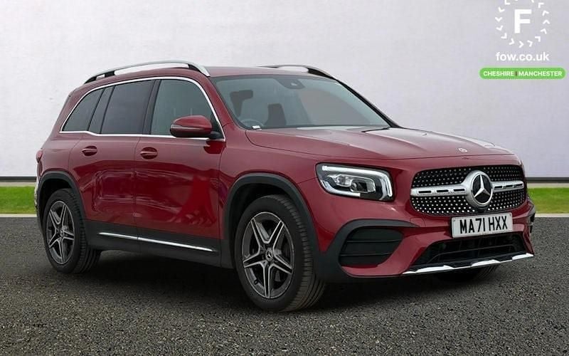 Red Used 2021 Mercedes GLB200 AMG line SUV | £23,699 (Fair price) - Image 1/4
