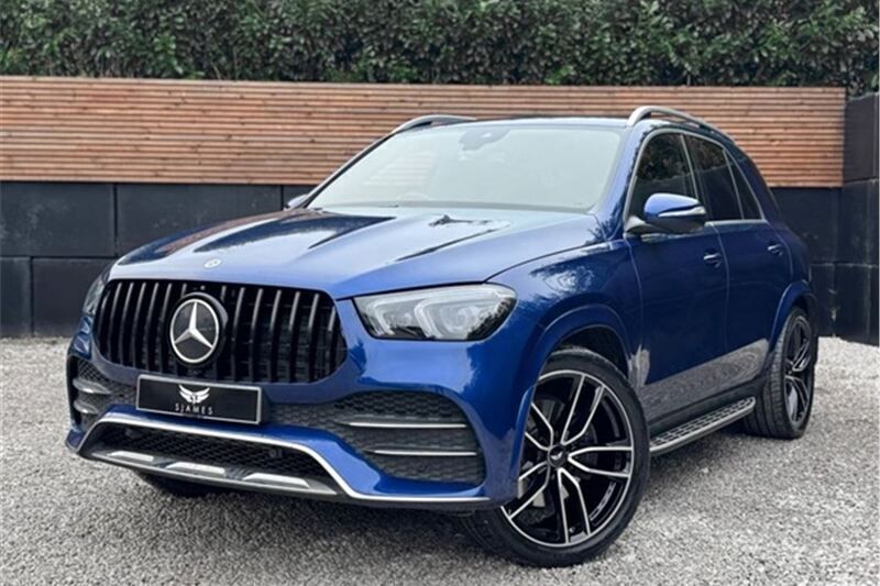 Blue Used 2019 Mercedes GLE400 AMG line SUV | £38,490 (Fair price) - Image 1/4