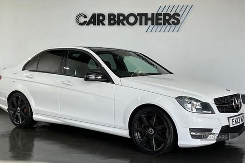 Used Mercedes C250 AMG 2013 White Sedan