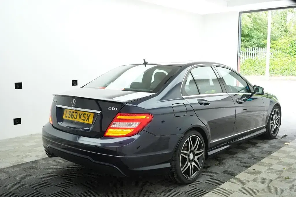 Used Mercedes C250 AMG 2013 Blue Sedan