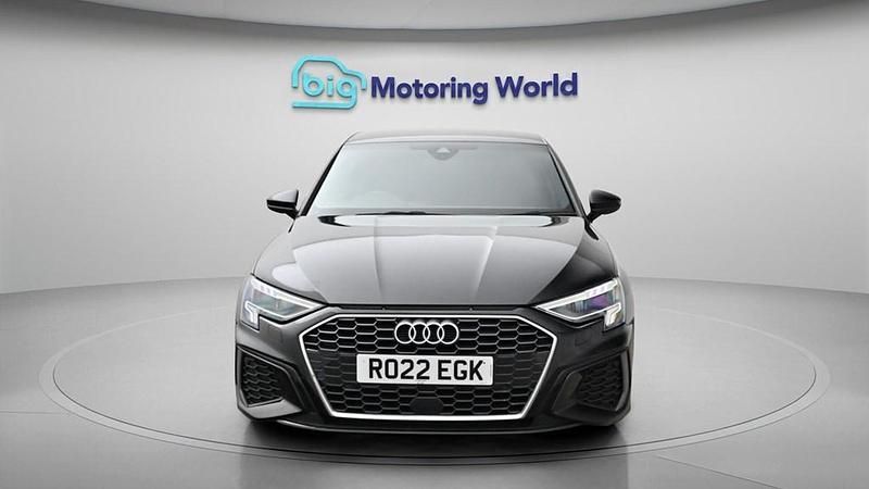Used Audi A3 S-Line 150 HP (110 kW) 2022 Black Sedan