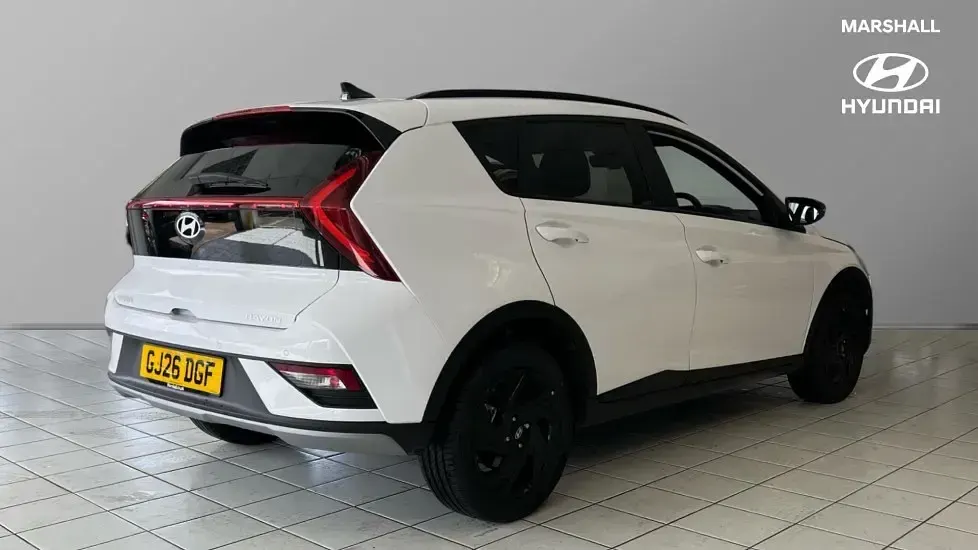 New Hyundai Bayon Blackline 90 HP (66 kW) 2026 Atlas white SUV