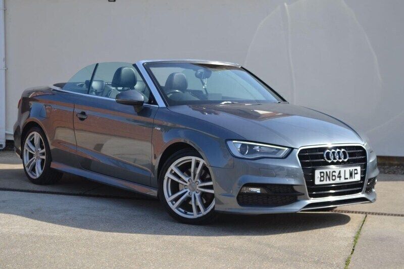 Grey Used 2014 Audi A3 Cabriolet S-Line Cabriolet | £8,990 (Fair price) - Image 1/4