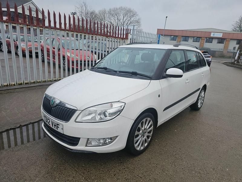 Used Skoda Fabia Elegance 2012 White Estate