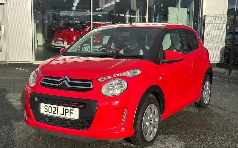 Używany Citroën C1 72 KM (52 kW) 2021 Czerwony Hatchback