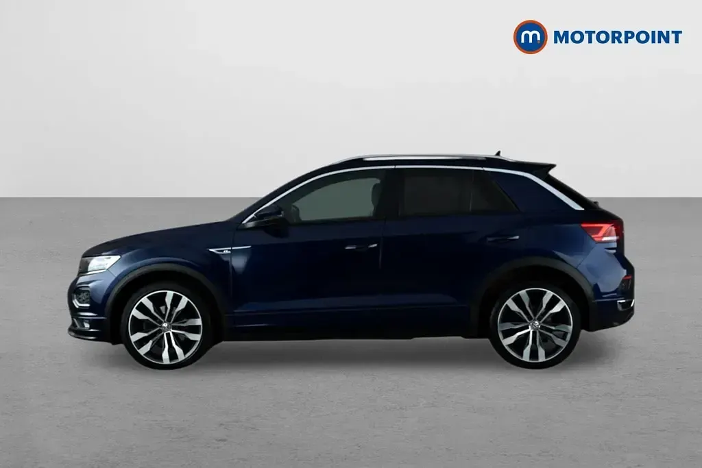 Used VW T-Roc R-line 150 HP (110 kW) 2020 Blue SUV