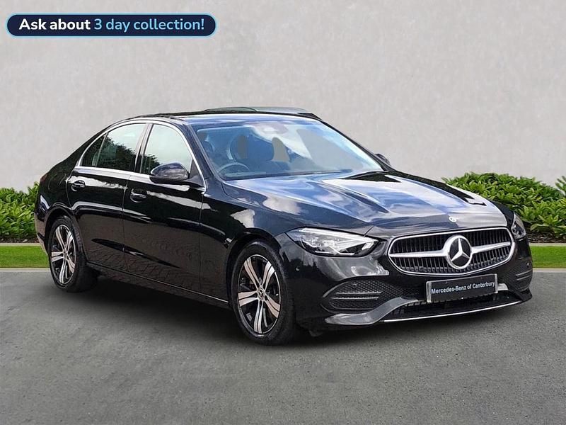 Black Used 2022 Mercedes C220 | £28,346 - Image 1/4