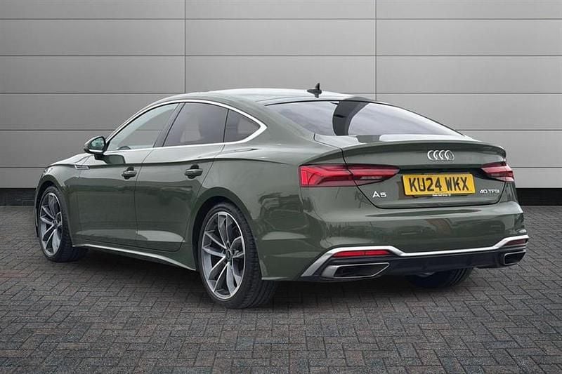 Used Audi A5 S-Line 204 HP (150 kW) 2024 District green Hatchback