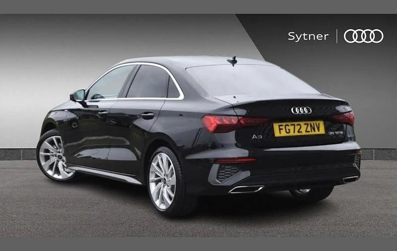 Used Audi A3 S-Line 147 HP (108 kW) 2022 Black Sedan