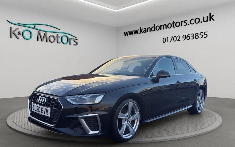 Black Used 2020 Audi A4 S-Line Sedan | £17,395 (Fair price) - Image 1/4