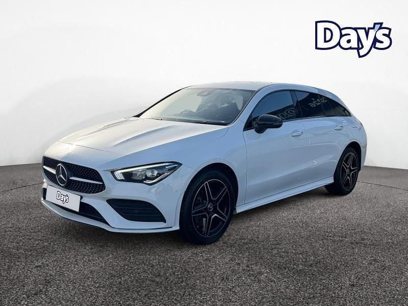 Used Mercedes CLA250e Shooting Brake AMG line 2022 White Estate