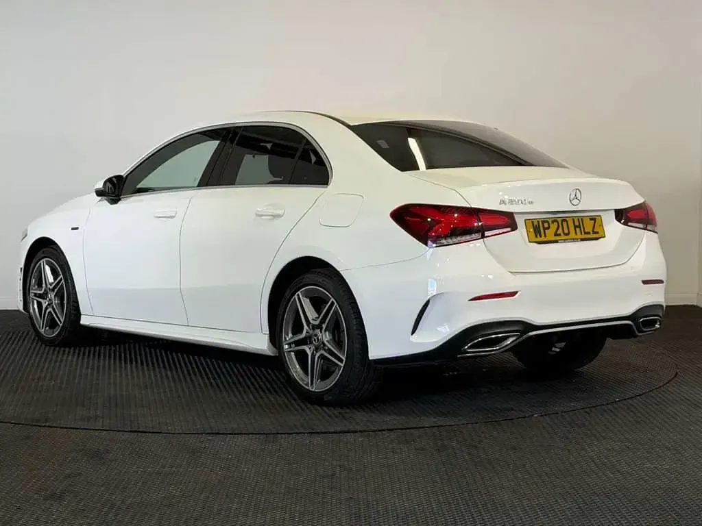 Used Mercedes A250 AMG line 2020 White Sedan