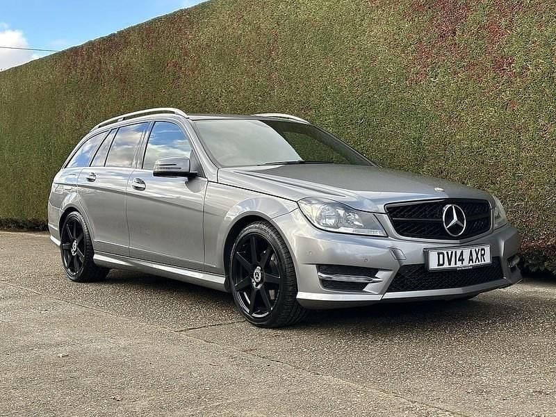 Grey Used 2014 Mercedes C250 Sport Edition Estate | £8,495 (Good price) - Image 1/4