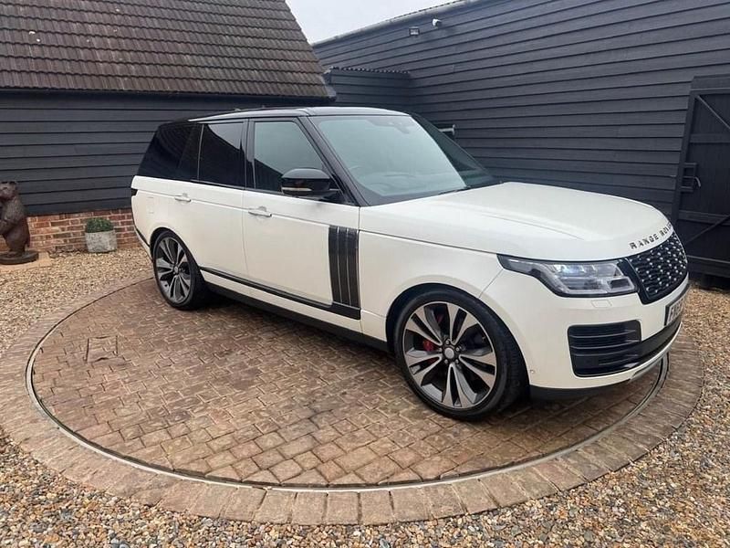 White Used 2018 Land Rover Range Rover SVAutobiography Dynamic Black SUV | £45,000 (Fair price) - Image 1/4