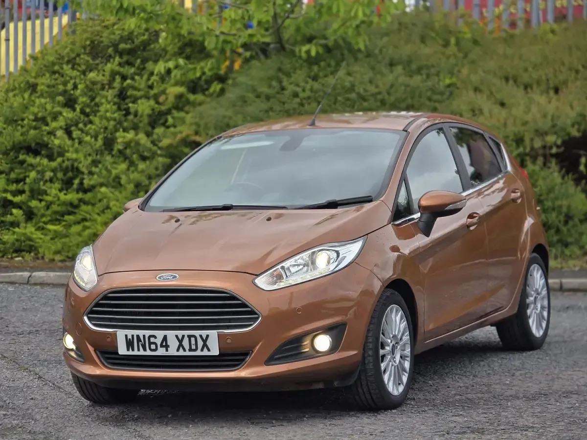Used Ford Fiesta Titanium 2014 Yellow Hatchback