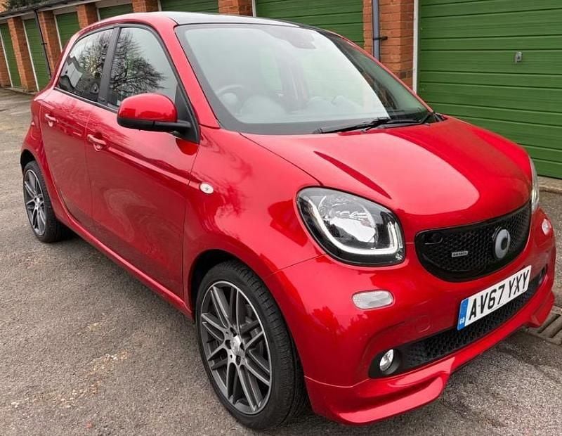 Used Smart ForFour Brabus Xclusive 109 HP (80 kW) 2017 Red Hatchback