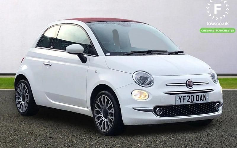 Used Fiat 500C Star 69 HP (50 kW) 2019 White Cabriolet