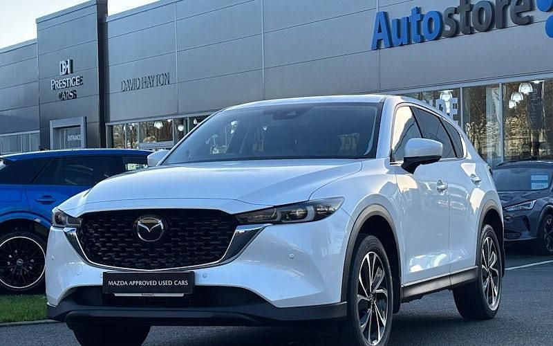 White Used 2022 Mazda CX-5 Inclusive SUV | £21,215 (Fair price) - Image 1/4