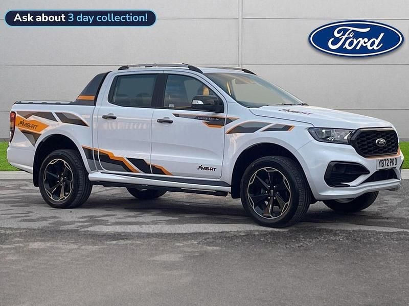 White Used 2022 Ford Ranger Wildtrack Pickup | £25,700 (Expensive) - Image 1/4