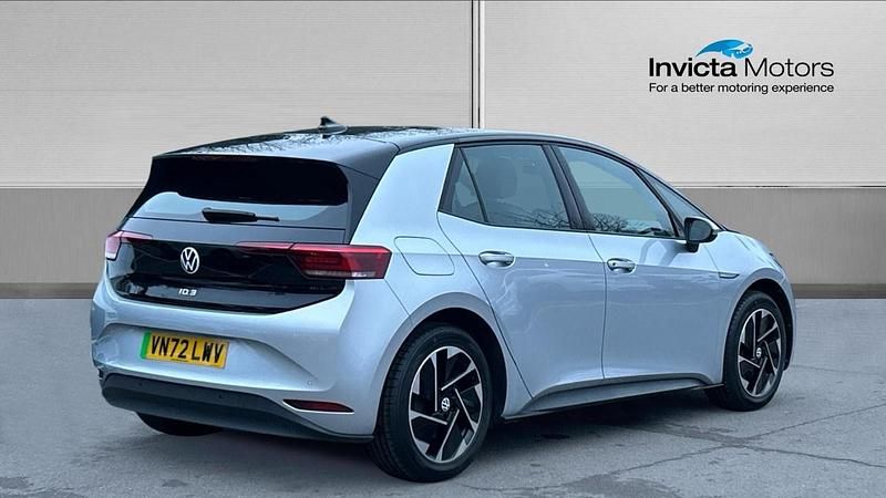 Used VW ID.3 Pure 110 kW (150 HP) 2022 Silver Hatchback