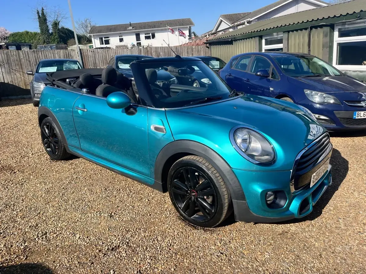 Begagnad Mini Cooper Cabriolet 136 HK (100 kW) 2017 Turkos Cab